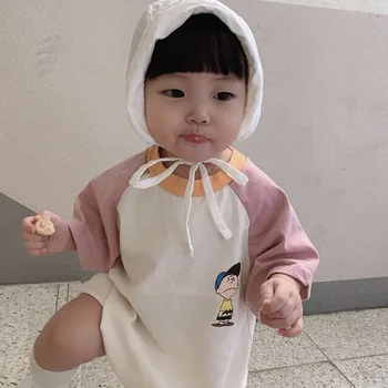 

Summer Baby Short-sleeved Breathable Smock Romper Cotton Knitted Baby Clothes Baby Onesie