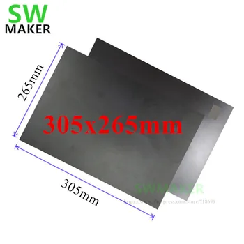 

SWMAKER 305x265mm Magnetic Adhesive Print Bed Tape Print Sticker Surface Flex Plate for Flashforge Guider II 2S IIS 3D Printer