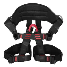 Professional Outdoor Sports Safety Belt Rock Climbing Harness Seat Waist Support Half Body Harness Aerial Survival Equipment professional full body 5 point safety harness seat sitting bust belt rock climbing rescue fall arrest protection gear equipment