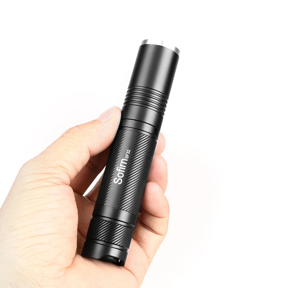 Sofirn SF32 портативная светодиодная вспышка 18650 EDC карсветильник Cree XML2 тактическая