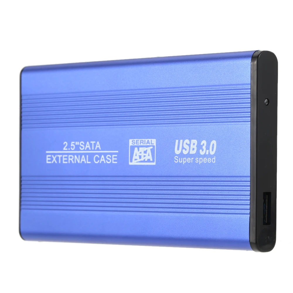 USB 3,0 HDD SSD SATA внешний Алюминий 2,5 "жесткий диск корпус до 1 ТБ 2,5" SATA внешний корпус