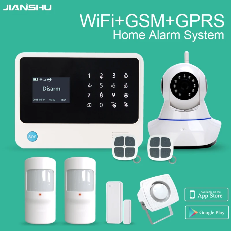 Беспроводная система сигнализации GSM Wi Fi GPRS поддержка приложения на Android и