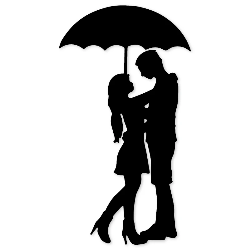 Lover Under Umbrella металлические режущие штампы новые трафареты для DIY скрапбукинга