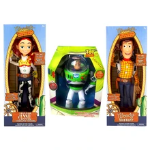 15 дюймов История Игрушек 4 говорящих Вуди и Джесси Базз Лайтер Мультфильм Фигурка Коллекционная модель игрушка кукла для детей Рождественский подарок