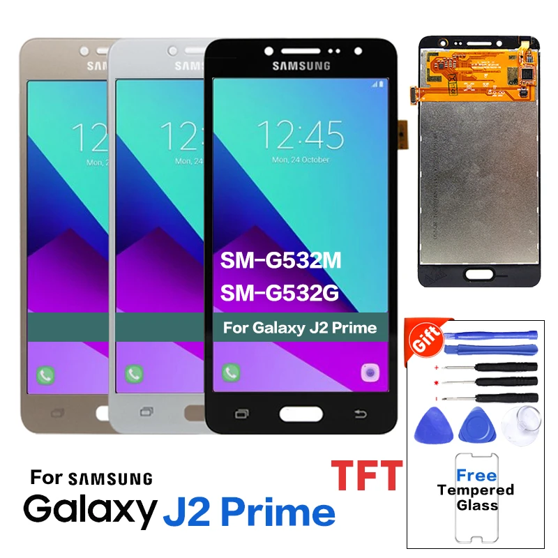 

100% Tested LCD For Samsung Galaxy J2 Prime LCD Display Touch Screen Digitizer Assembly G532 G532F G532M Replacement LCD