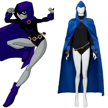 

Hot Anime Titans Raven Cosplay Costume Outfit Halloween Carnival Cosplay Costume