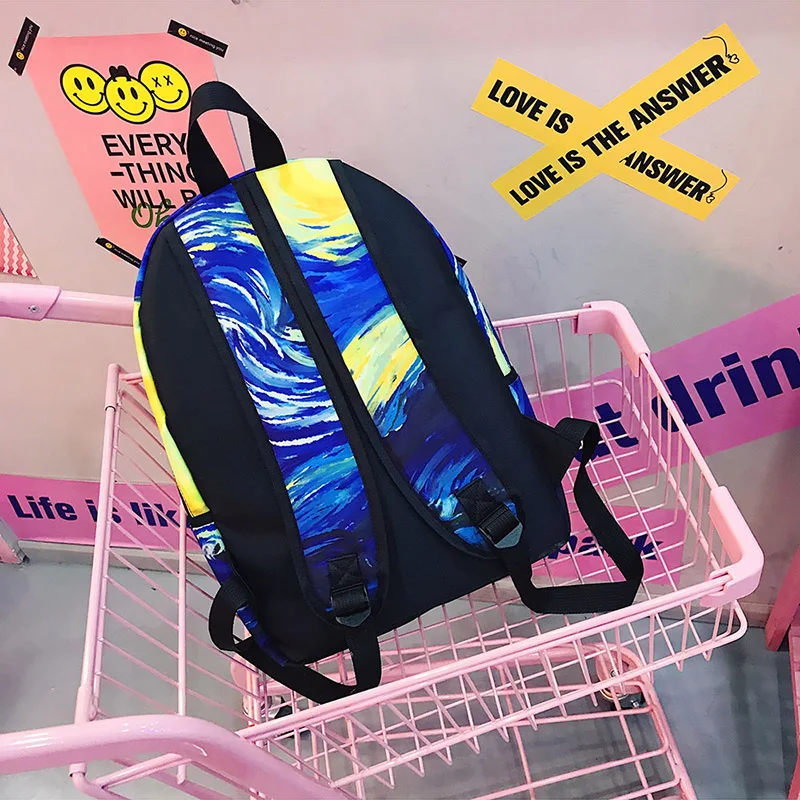 Menghuo marca 2017 diaria mochila para mujer mochila para la escuela adolescente niñas impreso completo de viaje de Nylon Mochilas bolsos Casual Mochilas