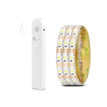 DC 5 В светодиодный светильник для шкафа с датчиком движения, светильник с полоской, шарнирная лампа, шкаф для лестниц коридора, Ночной светильник, 1 м, 2 м, 3 м, лента