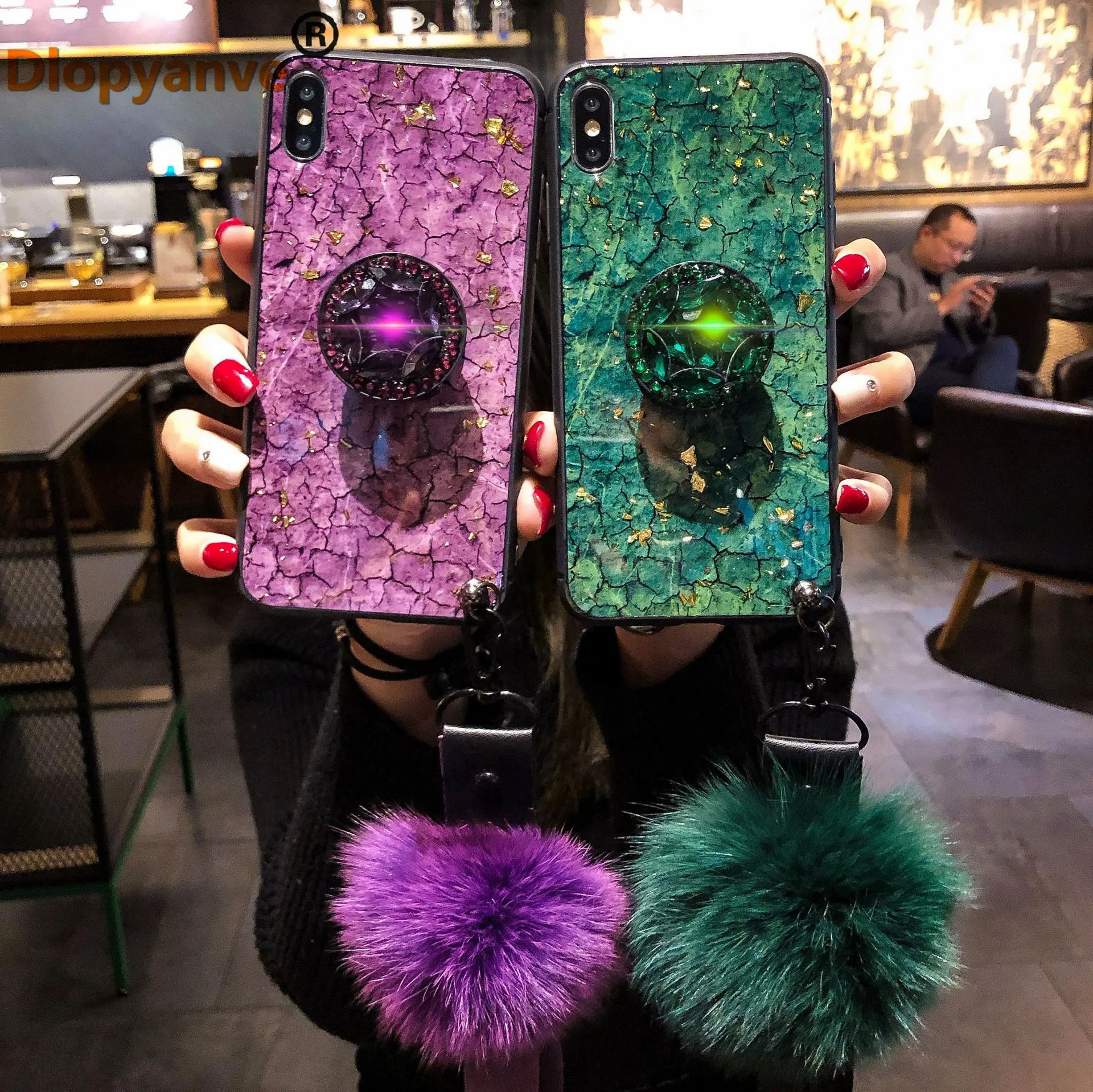 Горячая Мода эпоксидная Золотая фольга крышка для Oppo R17 R15 R11 R11S R9 R9S Plus Pro Чехол