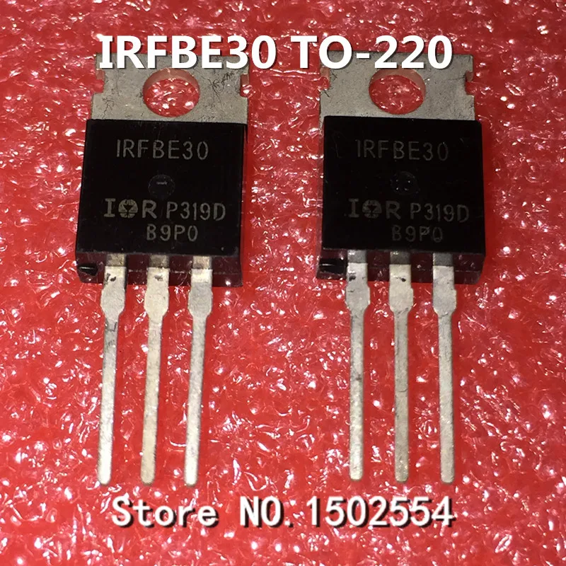 

10 шт./лот IRFBE30PBF IRFBE30 TO-220 Field effect 800V4A
