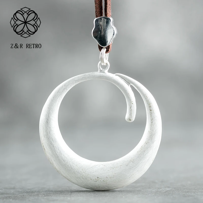 

Geometric Vintage Necklace Women Pendant Handmade Rope Chain Trendy Female Necklaces 2018 Neck Decoration Fashion Jewelry