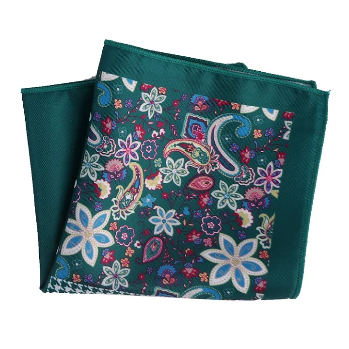 MPK-044pocket square Портной Смит дизайнер Карманный квадратный модный платок Пейсли Цветочный плед Stye Hanky 9 цветов на выбор - Цвет: MPK-044pocket square