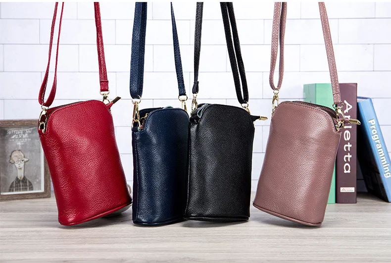 Cheap woman real leather bag
