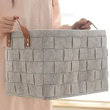 

Women Girl Felt Handbag Organizer Desk Pocket Purse Cosmetic Bag Stationery Case Travel