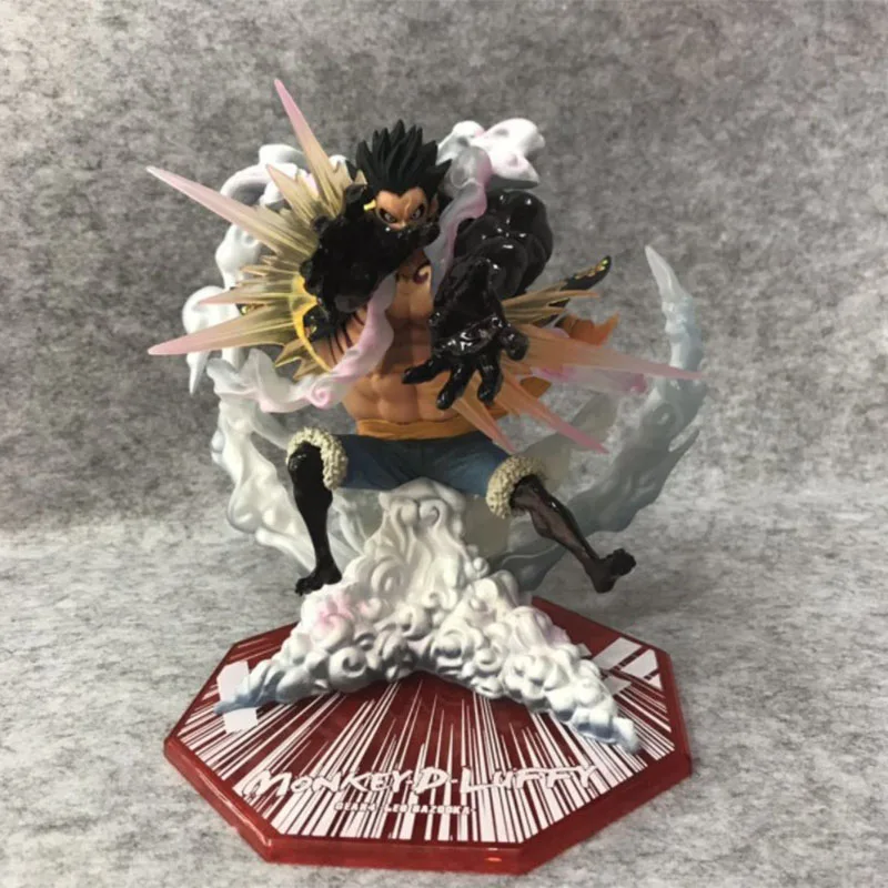 

One piece anime rocket gun fighting Luffy 18.5cm model toy