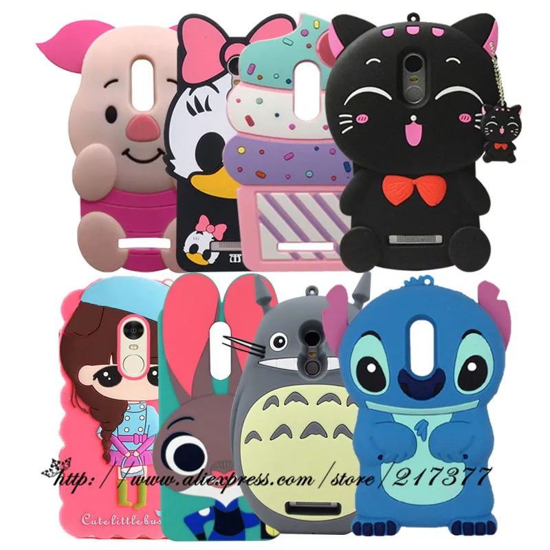 For Xiaomi Redmi Note 4 Case 5.5 inch Cartoon Stitch