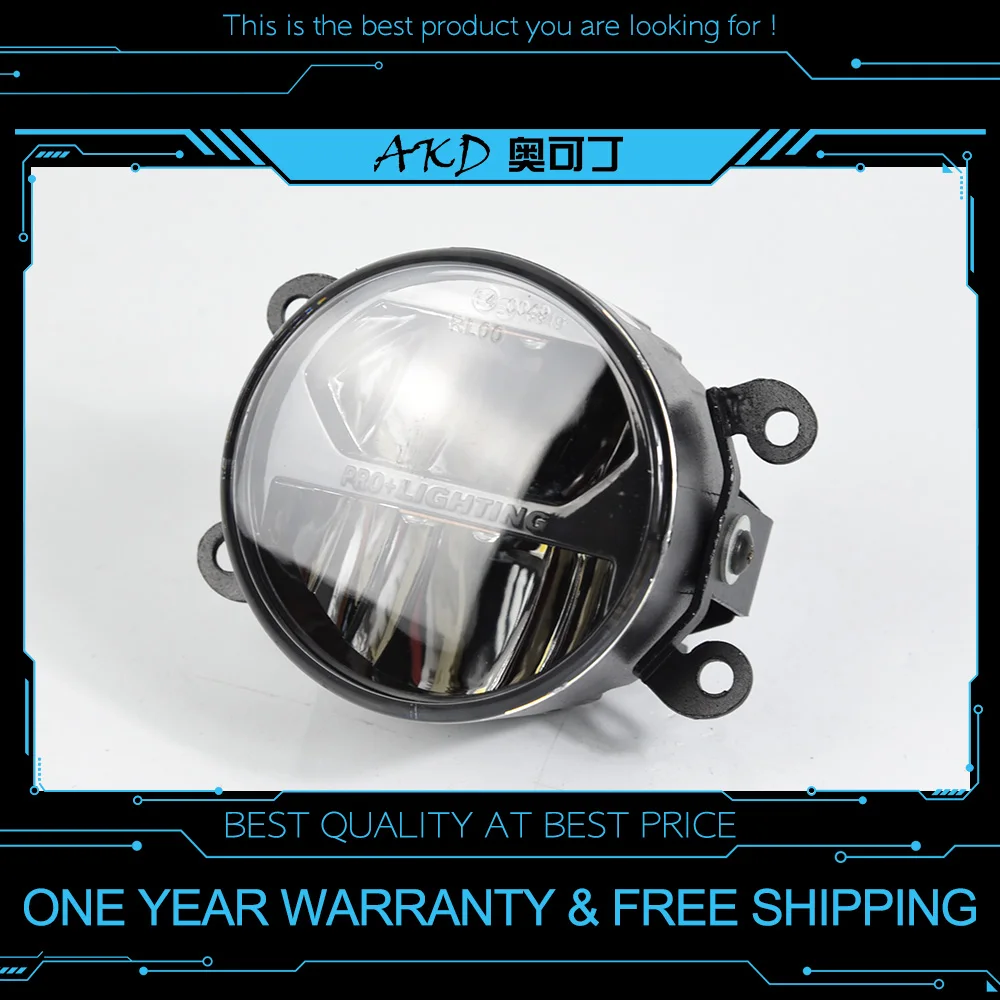 

AKD Car Fog lamp for Ford Focus Fiesta Mondeo Transit Fog light LED Multi Funcation Foglight Automatically switch High Low beam