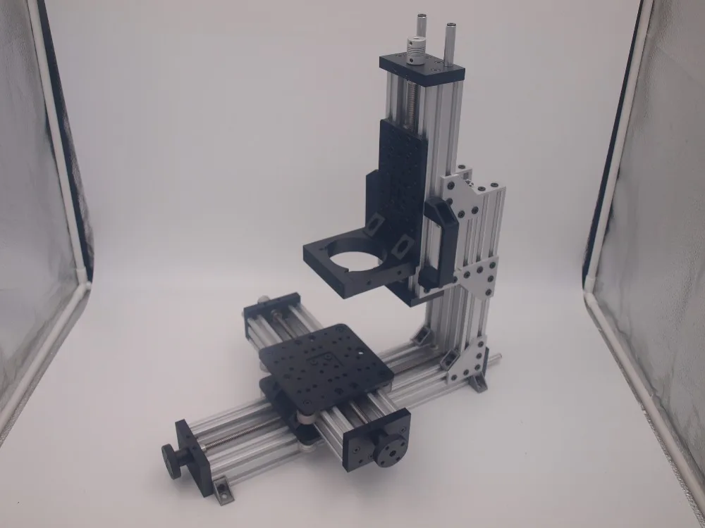 CNC Micro Мельница minimill механические Комплект 3 оси Модульная Машина не собрать