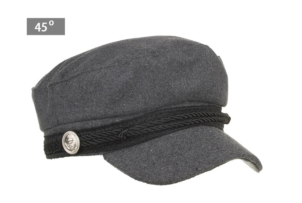 Joymay, военная шапка, зимние шапки для женщин, женская военная шапка, женская черная серая кепка, военная Кепка, Gorra Plana Milita BR025