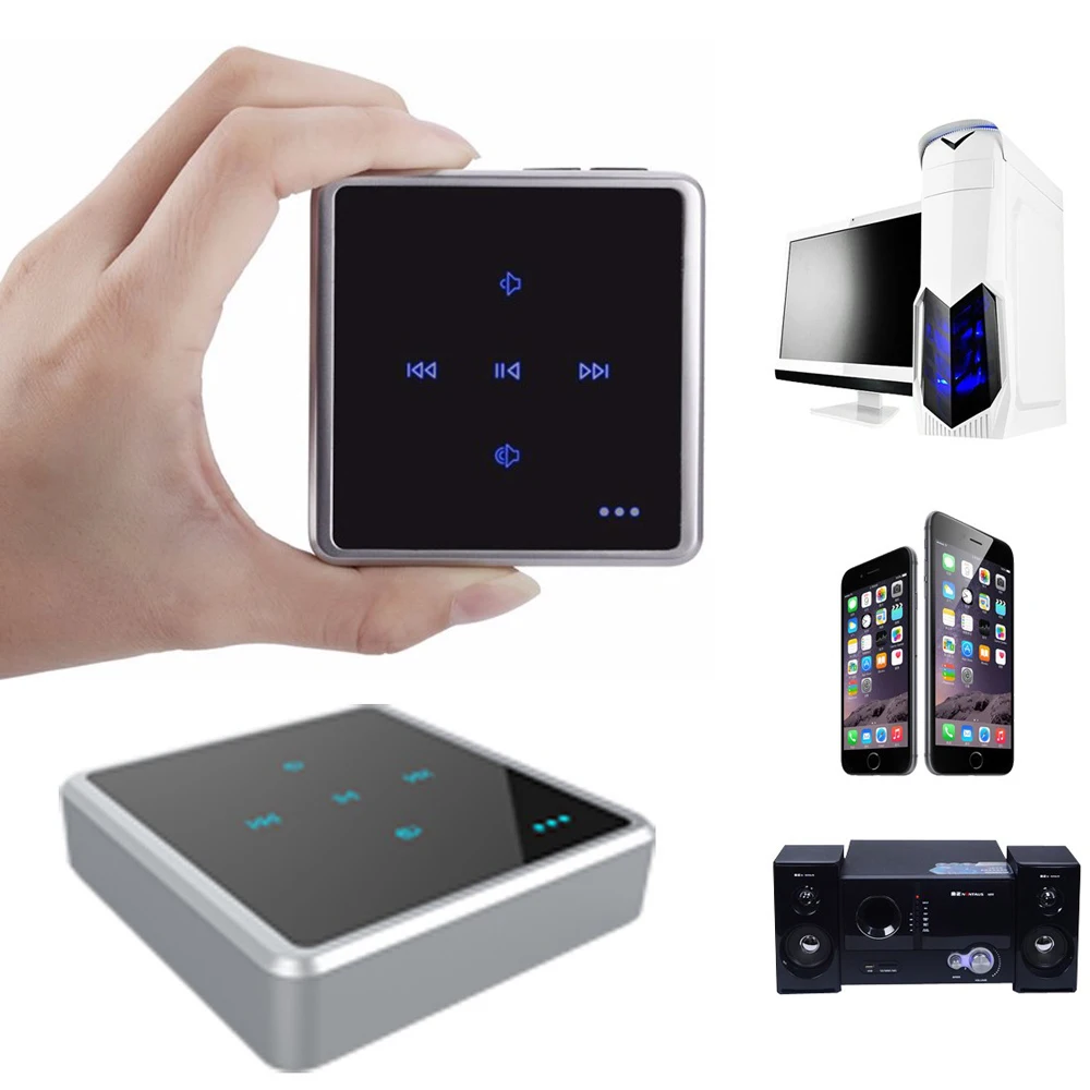2 in 1 Wireless Bluetooth Audio Receiver Transmitter With Touch Screen