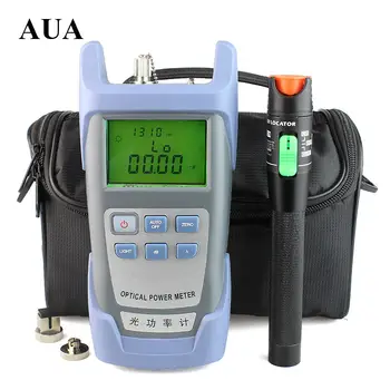 

Free shipping 30mW Visual Fault Locator Fiber Optic Cable Tester and Optical Fiber Power Meter (-70dBm~+10dBm) Fiber Optic Power