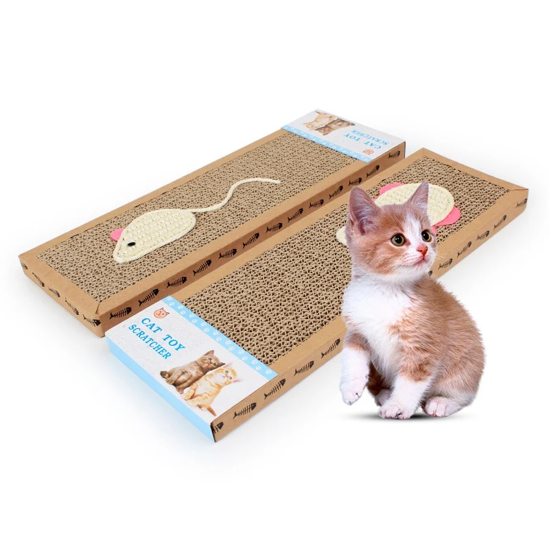 1PC Cat Scratch Board Post Interactive Toys for Cat Kitten Pet Animals