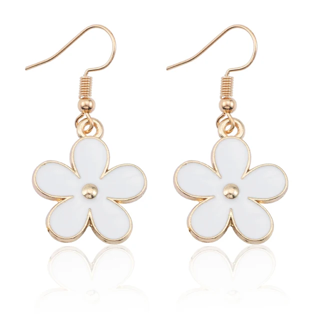 Aliexpress.com : Buy DIY Cute Sweet Small Flower Earrings For Women ...