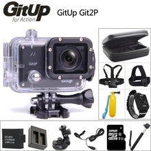 Original GitUP Git2P Action Camera 2K Wifi Full HD 1080P 30M Waterproof Camcorder 1.5 inch Novatek 96660 Git2 P PRO Sport DV