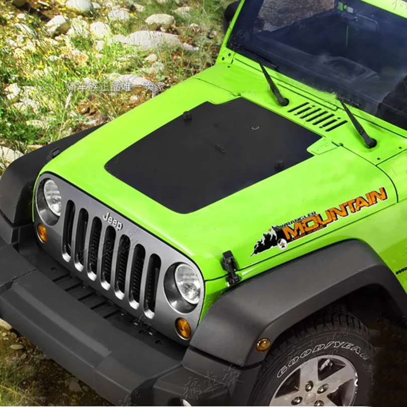  2pcs Sport Engine Hood Fender Side Letter character Sticker Decal Vinyl for Jeep Wrangler Unlimited