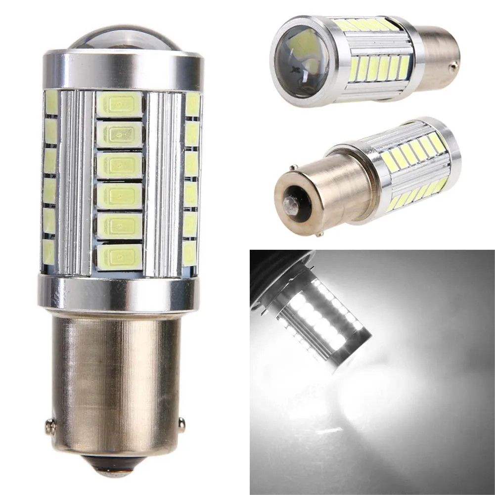 

Car Fog Lights LED Bulb Lamp High Power Universal 5630 33SMD Lens LED Back Light Daytime Running Brake Tail Fog Lamps Turn Light
