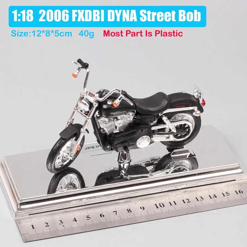 1/18 Maisto 2006 FXDBI DYNA Street Bob супер скольжение литья под давлением модель Мото rcycle автомобиль мото велосипед Миниатюрная игрушка мальчик