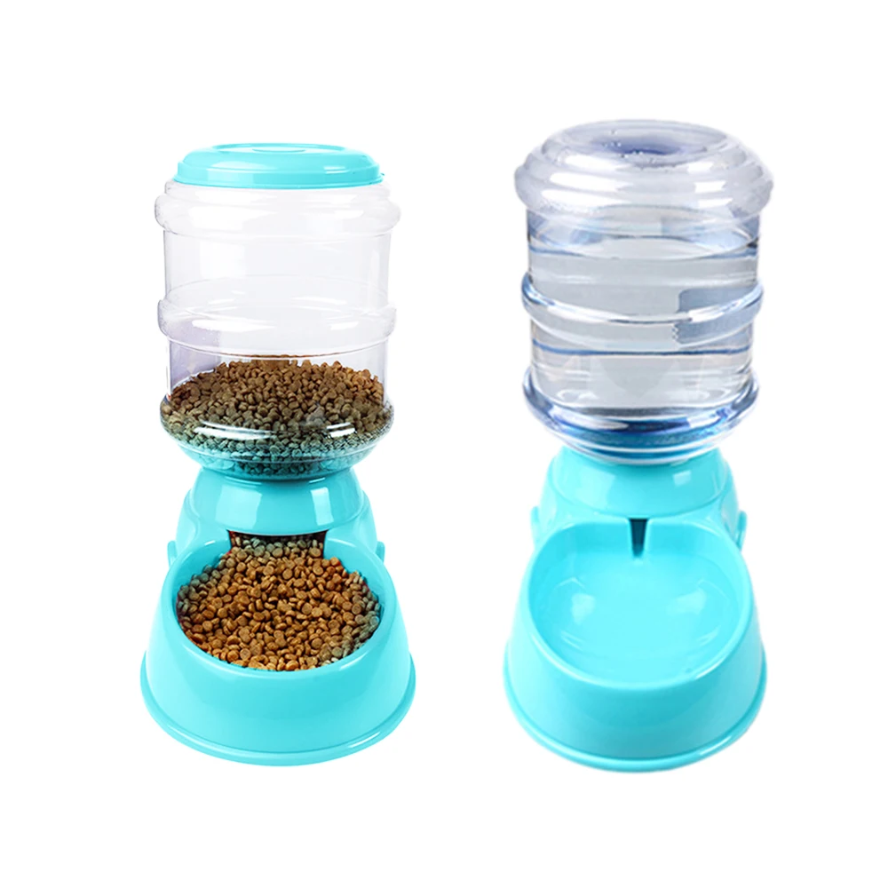 Автоматический дозатор воды для домашних животных 3.8L большой питатель для домашних животных поилка для кошек Миска Для Кормления Собаки питьевая вода/автоматическая подача