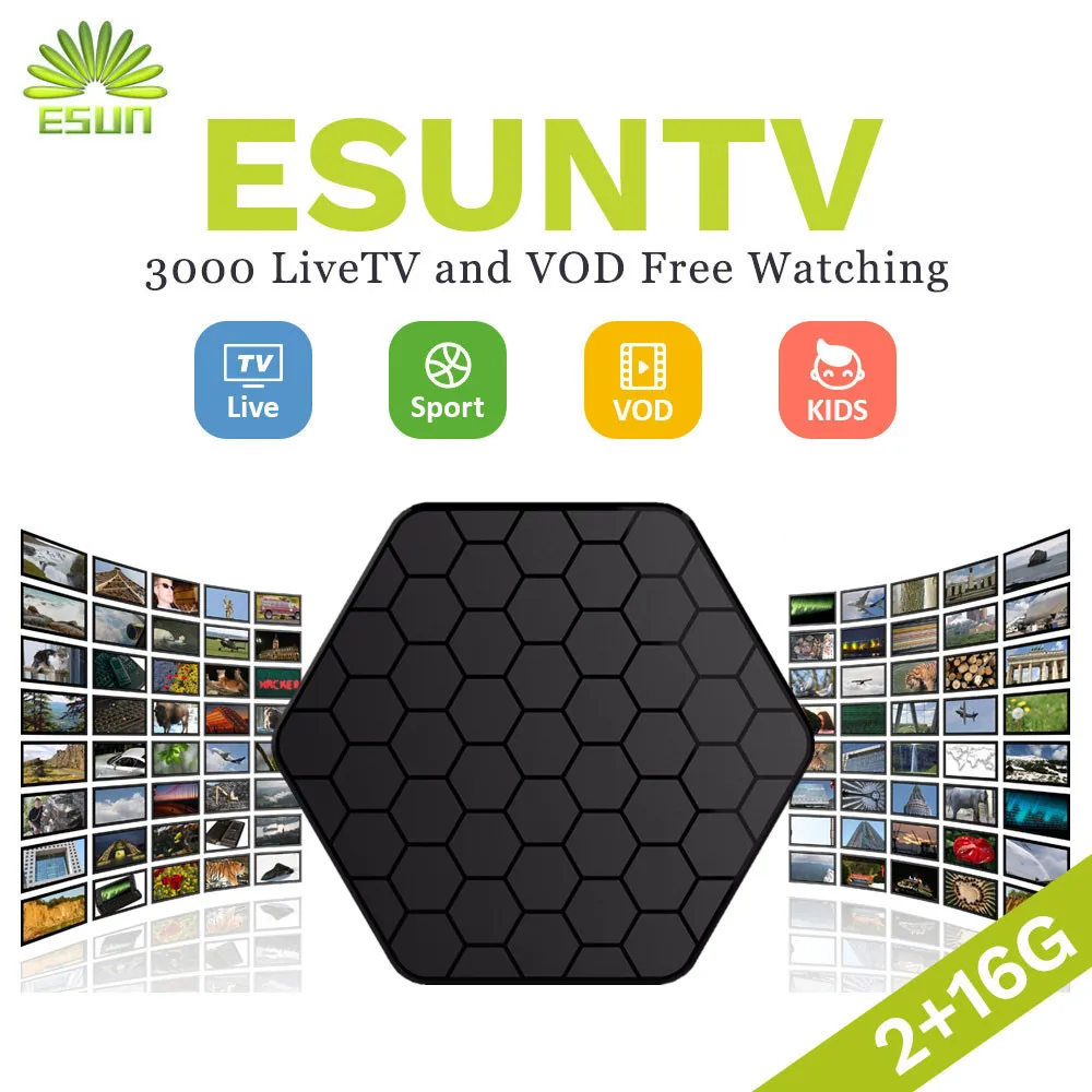 

Super HD T95Z Plus With ESUNTV 3000+Channels Free Amlogic S912 Octa core ARM Cortex-A53 2/16G USA SPAIN ITALY Gernamy IPTV ITALY