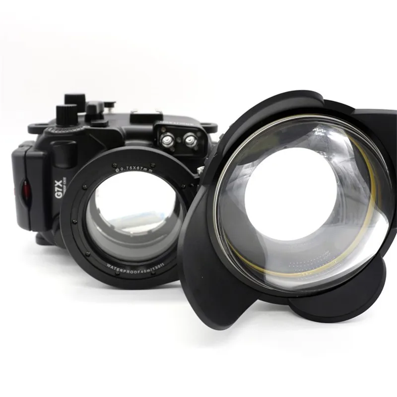 US $217.62 Meikon 67mm Adapter Mount For G7X DSLR Camera With Macro Fisheye WideAngle Lens