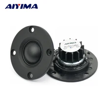 AIYIMA 2Pcs Tweeter 1\"inch 6Ohm 30W Dome Silk Film Hifi Treble Speaker Audio Loudspeaker With Heatsink