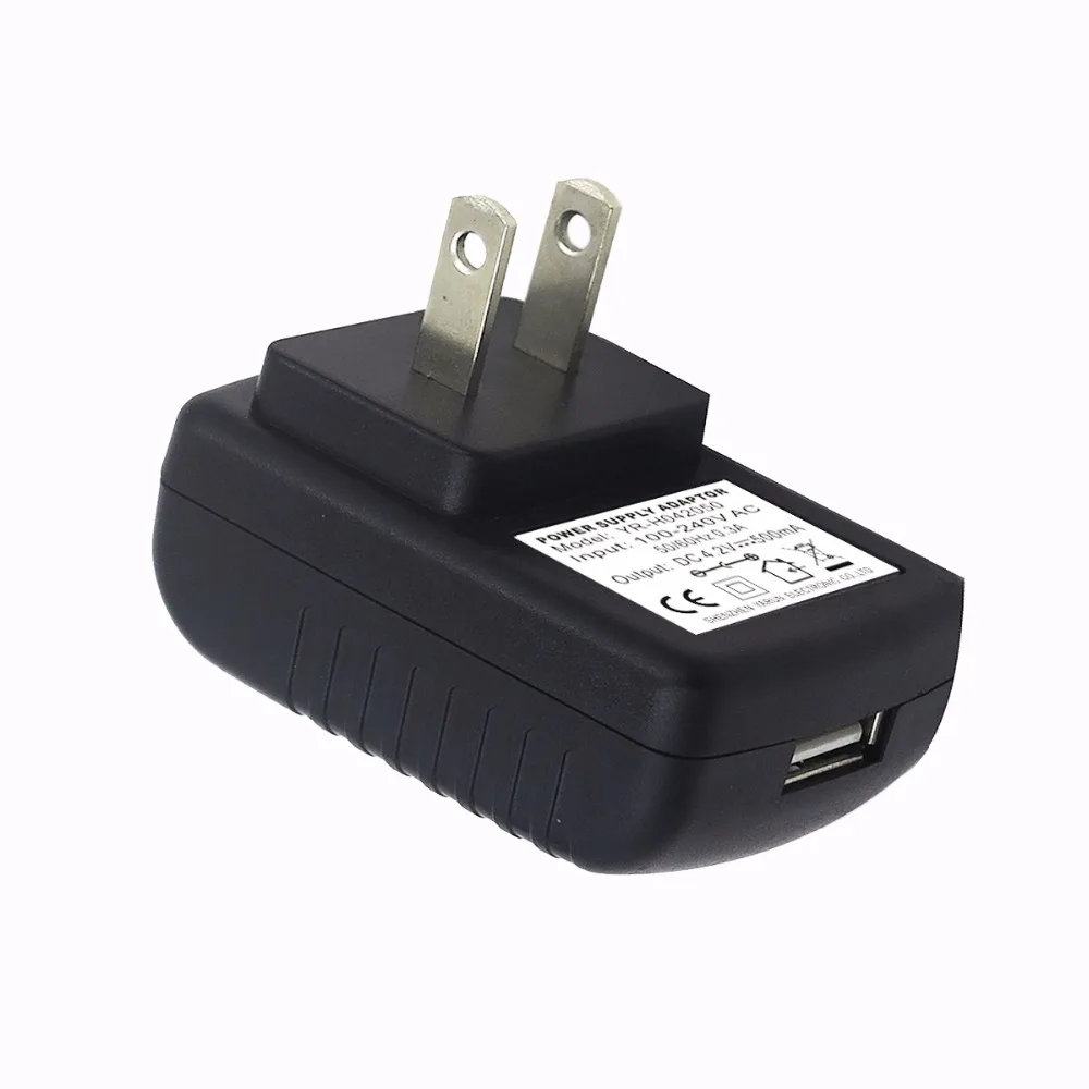 Vored 1 шт. Новый 4.2v500ma США/ЕС/Великобритания Подключите USB Зарядное устройство Универсальный USB адаптер Портативный Путешествия стены