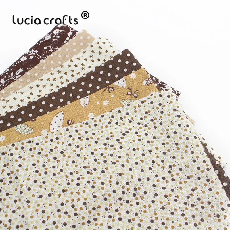 Lucia crafts 1 шт. 50x50 см хлопчатобумажная ткань DIY Швейные, ткани для пэчворка для собственноручных изделий текстильная ткань Материал H0909