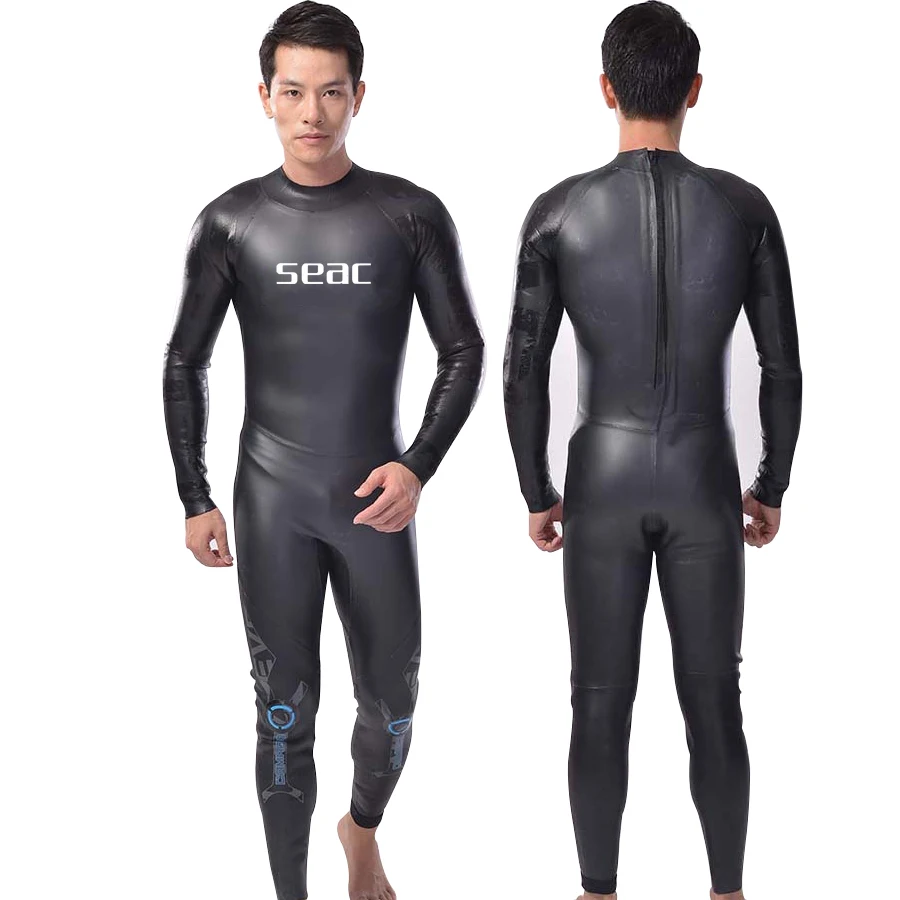 mens triathlon suit 3.5mm SUPREME X Leather Smooth skin wetsuits Super