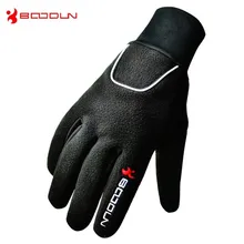 1Pair BOODUN Winter Fishing Gloves Outdoor Sports Anti-Slip Professional Warm fleece Gloves Hiking Gloves Sports & Entertainment