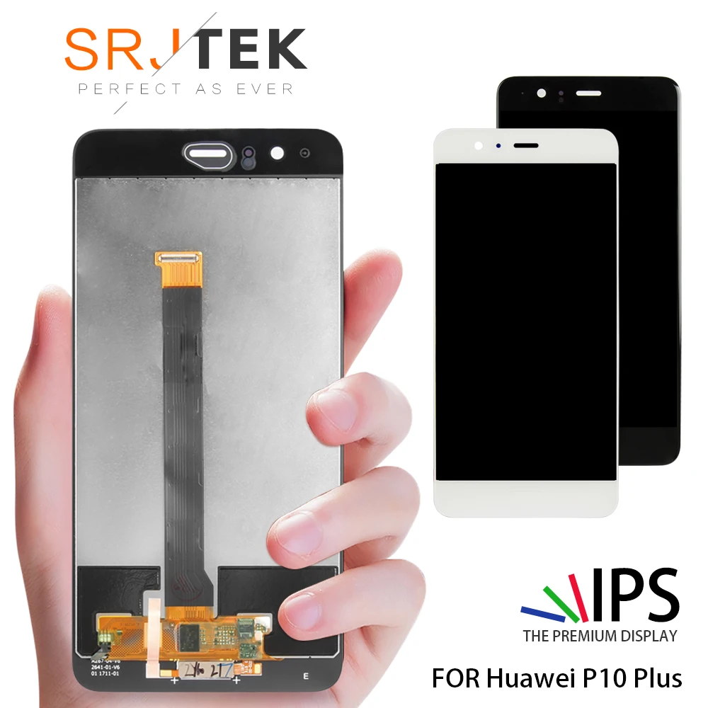 

Tested 5.5'' 2560x1440 For HUAWEI P10 Plus LCD Display with Touch Screen Digitizer Assembly Replacement Parts VKY-AL00