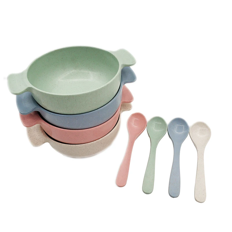 bowl+spoon Baby Feeding Food Tableware Baby Kids Health Dishes Toddle Eating Dinnerware Set Children Anti-hot Training Bowls bowl+spoon Baby Feeding Food Tableware Baby Kids Health Dishes Toddle Eating Dinnerware Set Children Anti-hot Training Bowls