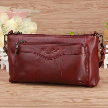 

6 colors fashion casual women bags 100% genuine leather women messenger bags first layer cowhide shoulder bags crossbody bags