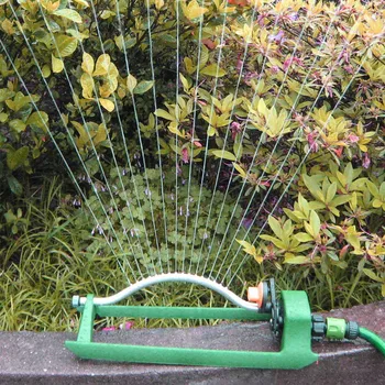

Lawn Sprinkler Watering Alloy Watering Sprayer Oscillating Lawn Garden Pipe Hose Water L4