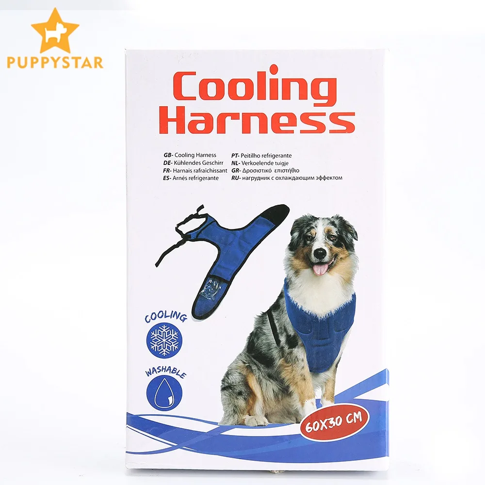 Summer Cooling Pet Dog Vest Clothing For Large Medium Dogs Outfit Adjustable Petstyle Vest Dog Clothes Reusable Product ZA0011 4