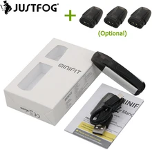 Justfog Minifit Pod Комплект с аккумулятором 370 мАч и емкостью 1,5 мл электронная сигарета Vape ручка все в одном испаритель