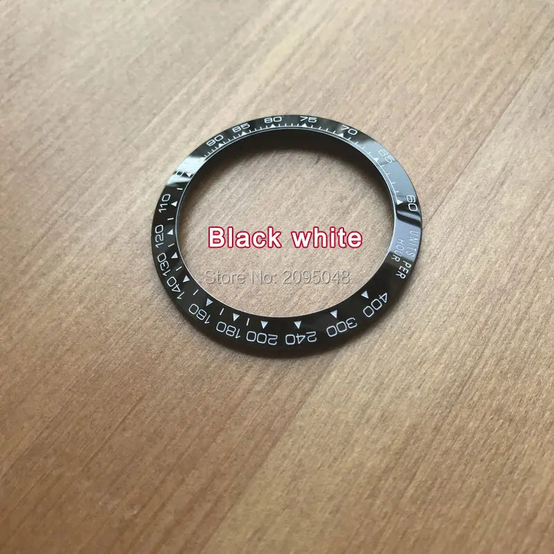 38,5*30,5 мм Высокое качество керамические часы Ролекс ободок вставка петля для Rlx cosmographe Daytona часы 116500 запасные части