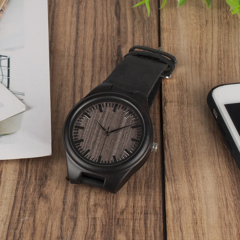 BOBO BIRD Cheap Watch Men Quartz Wooden WristWatches masculinos relogios in Gift Box custom logo