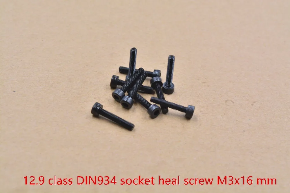 

High strength alloy steel screw DIN912 M3x16 screw 12.9 class socket heal screw hexagon socket head cap screw 10pcs