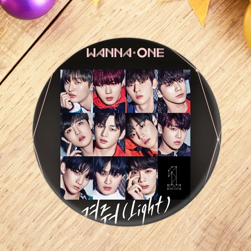 

2019 Kpop WANNA ONE Album POWER OF DESTINY Brooch Pins Badge Broches For Clothes Backpacks