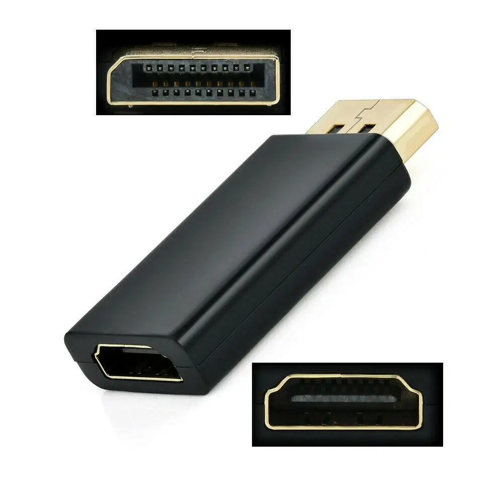 Ostart Портативный Дисплей Порт DP Мужской к HDMI Женский адаптер конвертер для HDTV PC